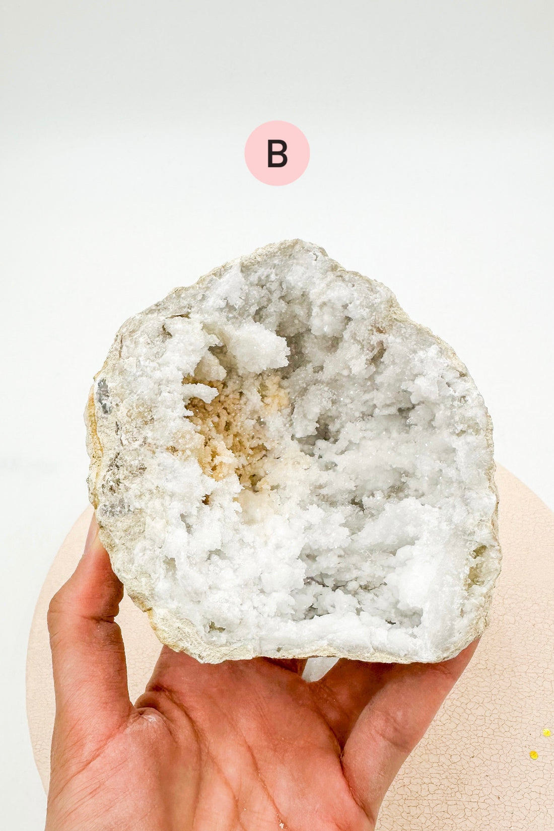 White Quartz Geode 01 | good luck and protection