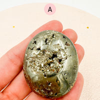 Pyrite Palmstone | Positivity - Prosperity 