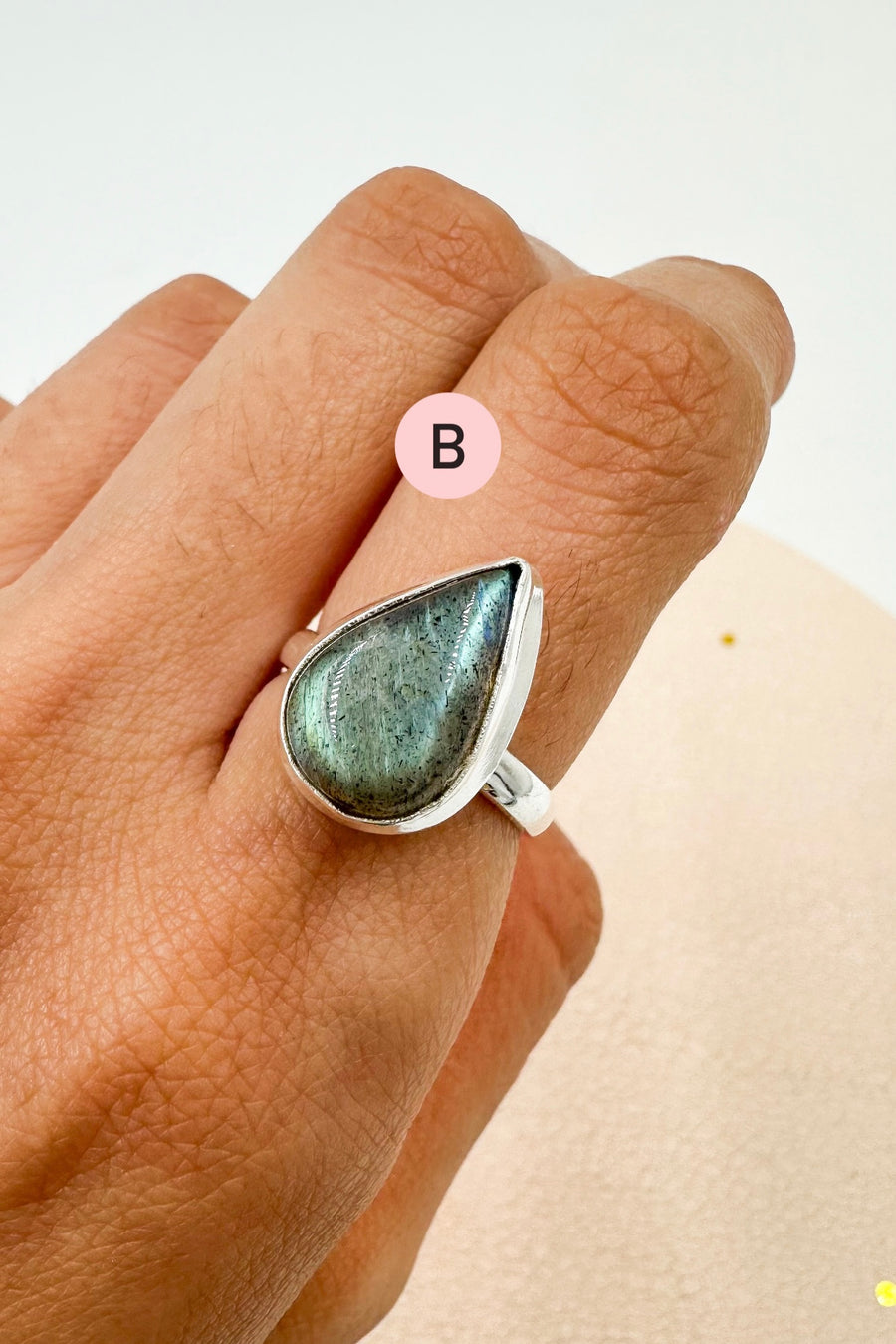 Labradorite Ring | transformation and protection