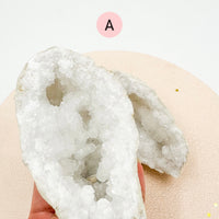 White Quartz Geode 01 | good luck and protection