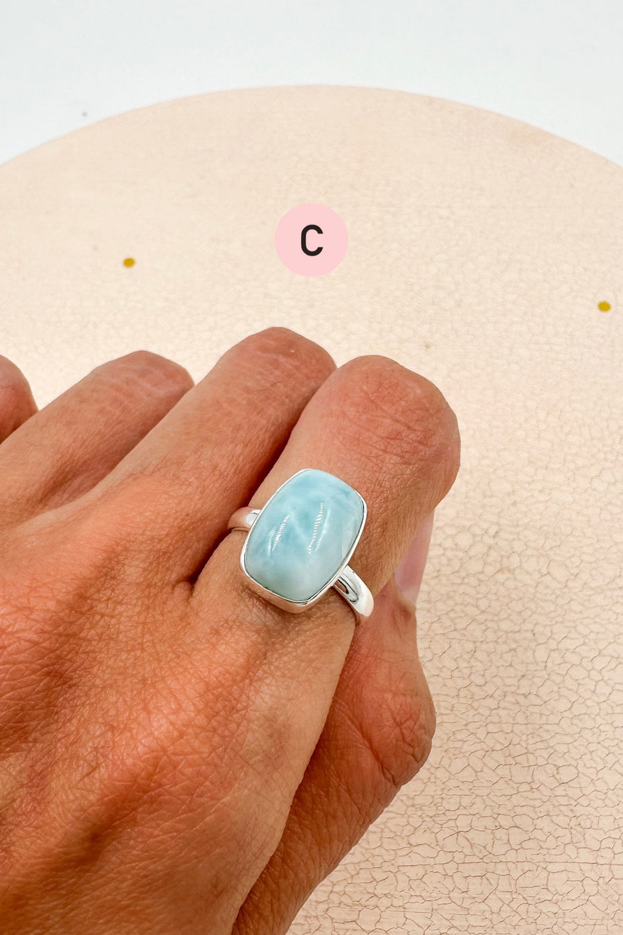 Anillo Larimar | Equilibrio - Serenidad