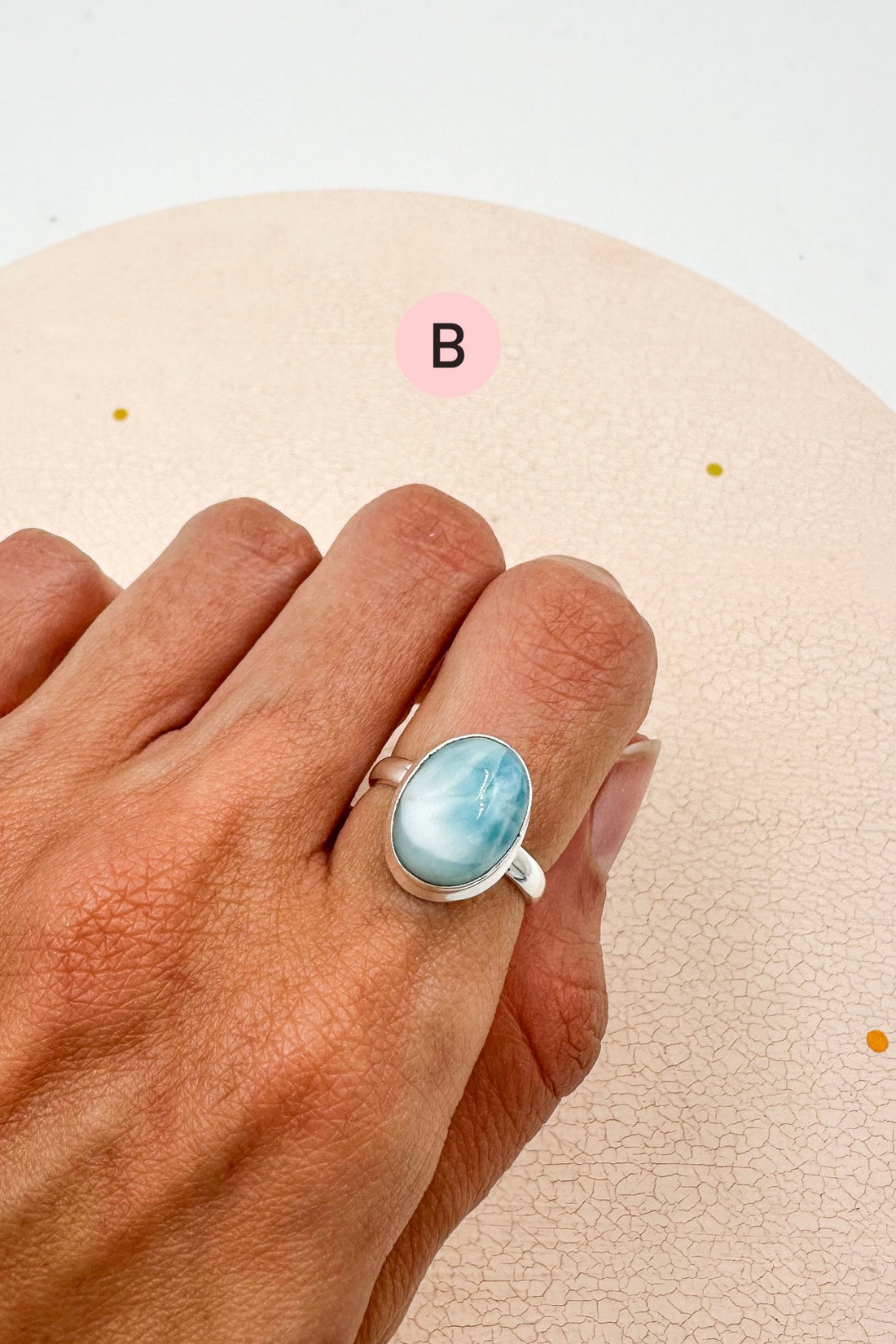 Anillo Larimar | Equilibrio - Serenidad