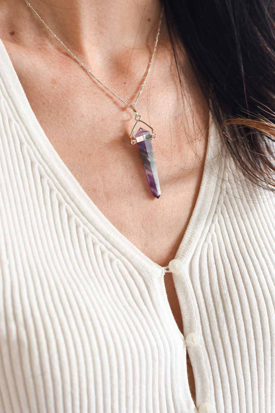 Punta Pendant | Amethyst