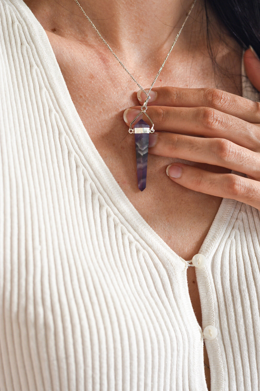 Punta Pendant | Amethyst