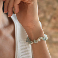 Pulsera Chip | Aguamarina