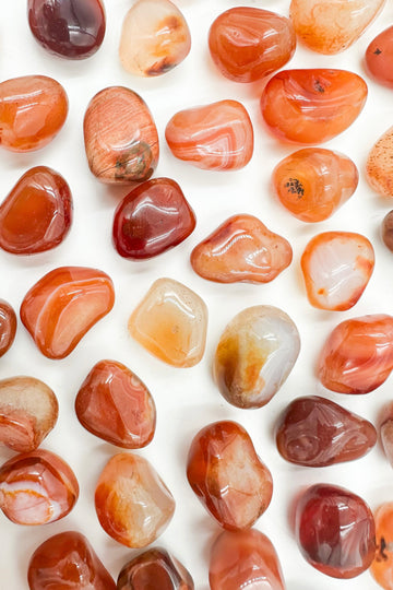 Carnelian Tumble | Joy and self-esteem