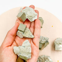 Pyrite Matrix | Positivity - Prosperity