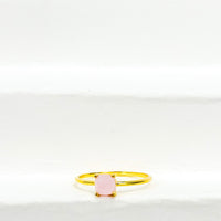 Anillo Cuarzo Rosa | Amor - Sensibilidad