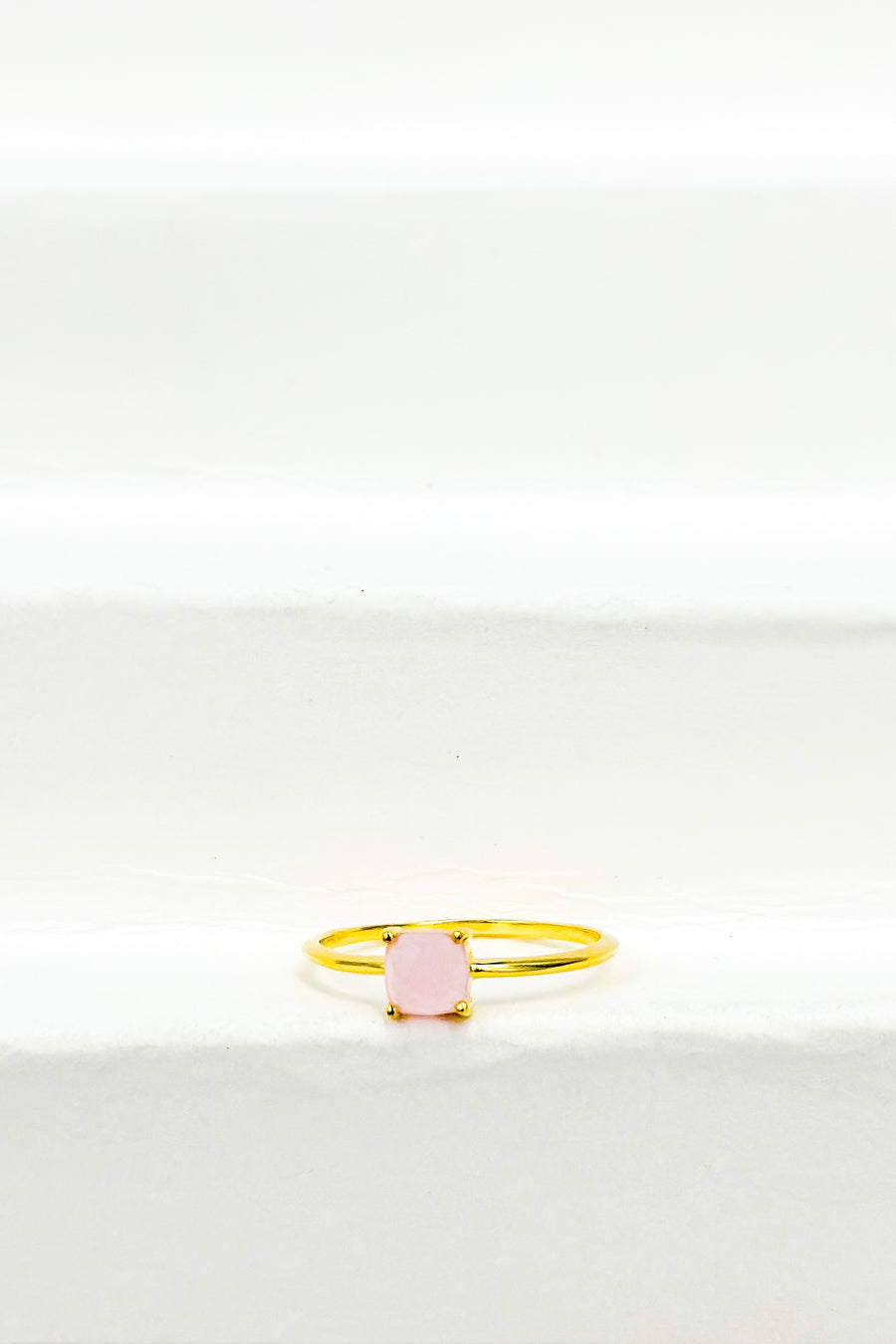 Anillo Cuarzo Rosa | Amor - Sensibilidad