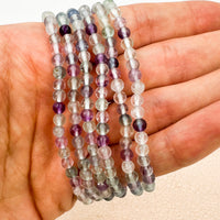 Pulsera Fluorita | 4mm | Cambios - Espiritualidad