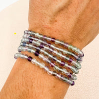 Pulsera Fluorita | 4mm | Cambios - Espiritualidad