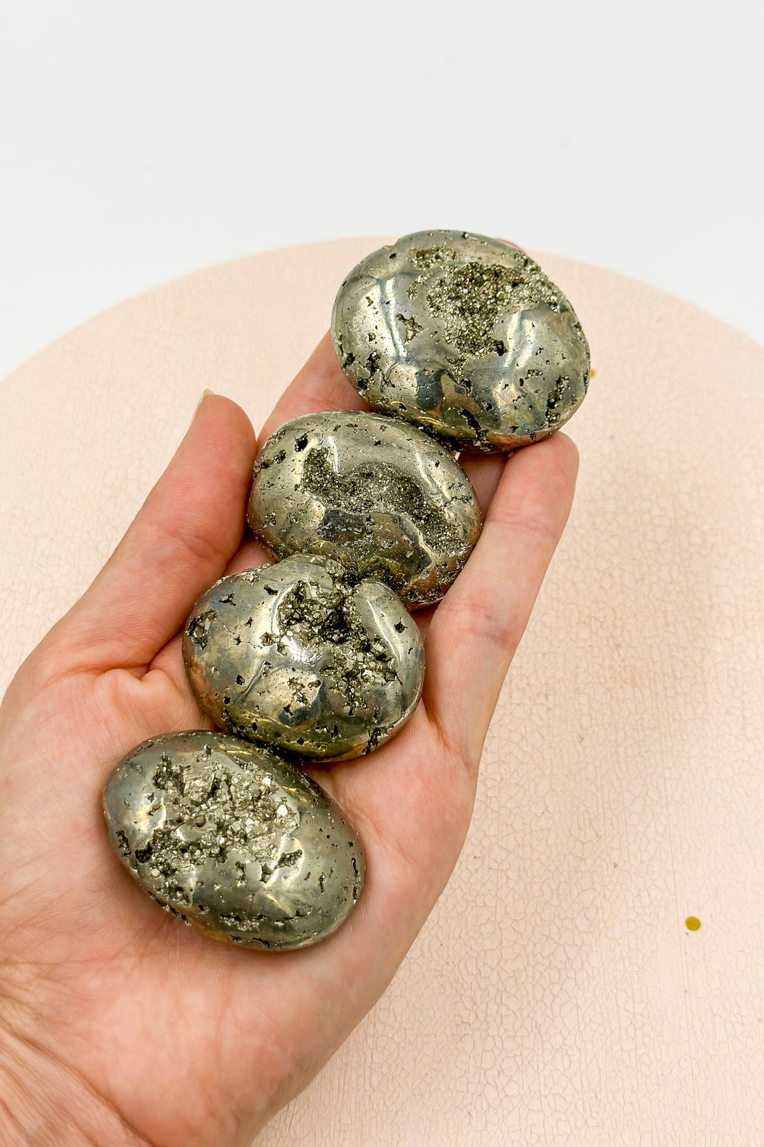 Pyrite Palmstone | Positivity - Prosperity 