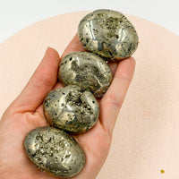 Pyrite Palmstone | Positivity - Prosperity 