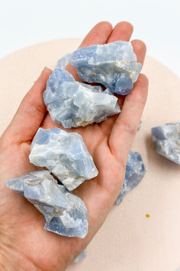 Blue Calcite "A" Raw | Mental stability and clarity 