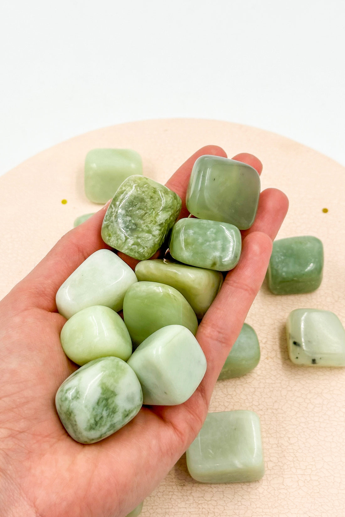 Jade verde Rodado | Abundancia - Buena Suerte