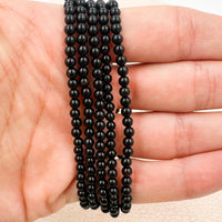 Pulsera Turmalina negra | 4mm | Limpieza - Protección