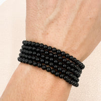 Pulsera Ónix negro | 4mm | Calma - Positividad