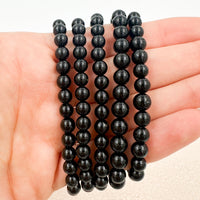 Pulsera Turmalina negra | 6mm | Limpieza - Protección