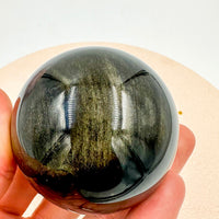 Esfera Obsidiana dorada | Autorrealización y Protección