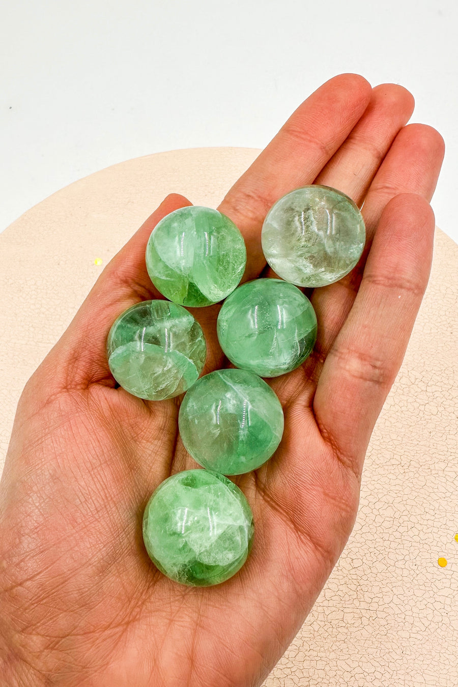 Fluorita verde esferas | Cambios - Espiritualidad