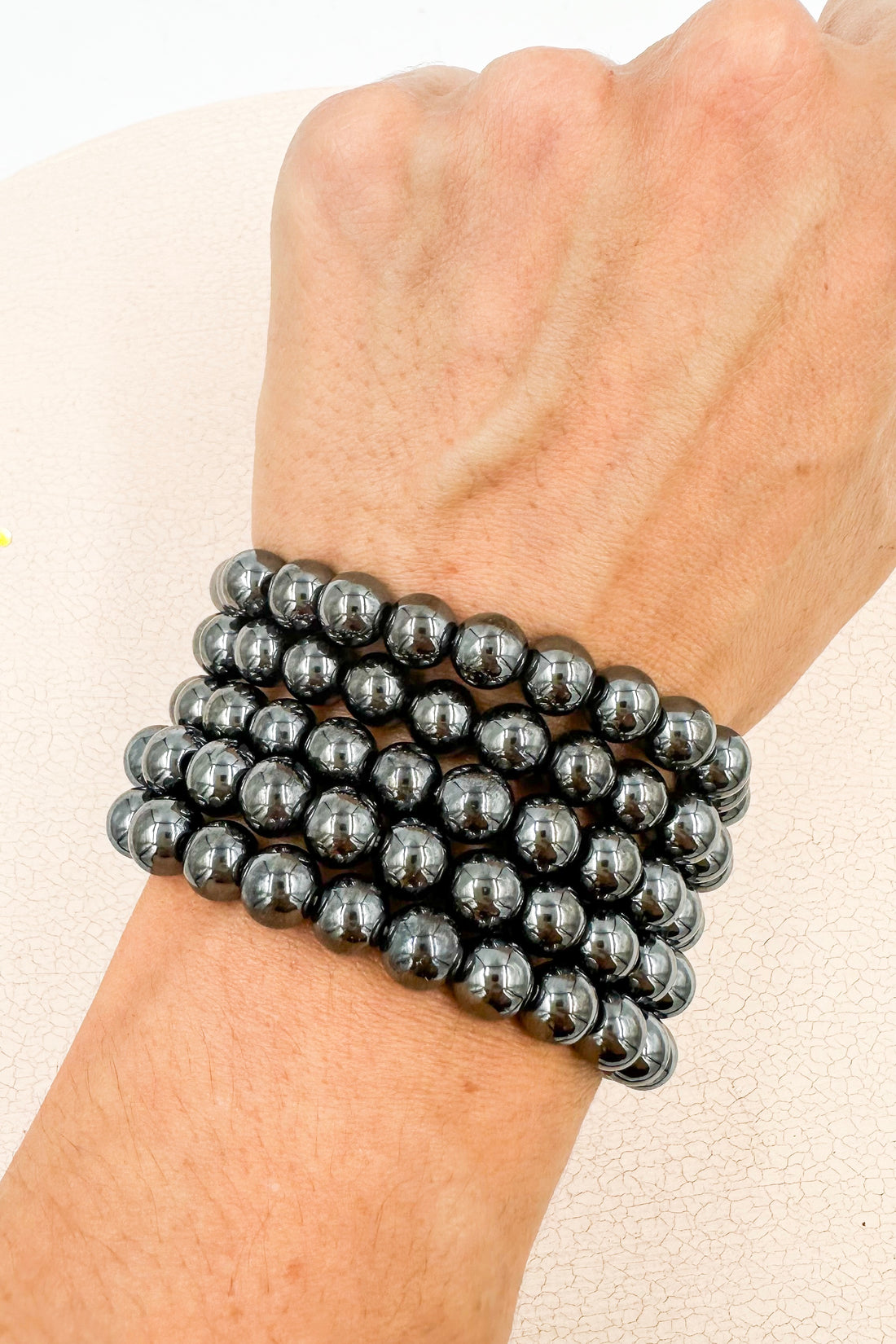 Pulsera Hematite | 8mm | Fuerza de voluntad