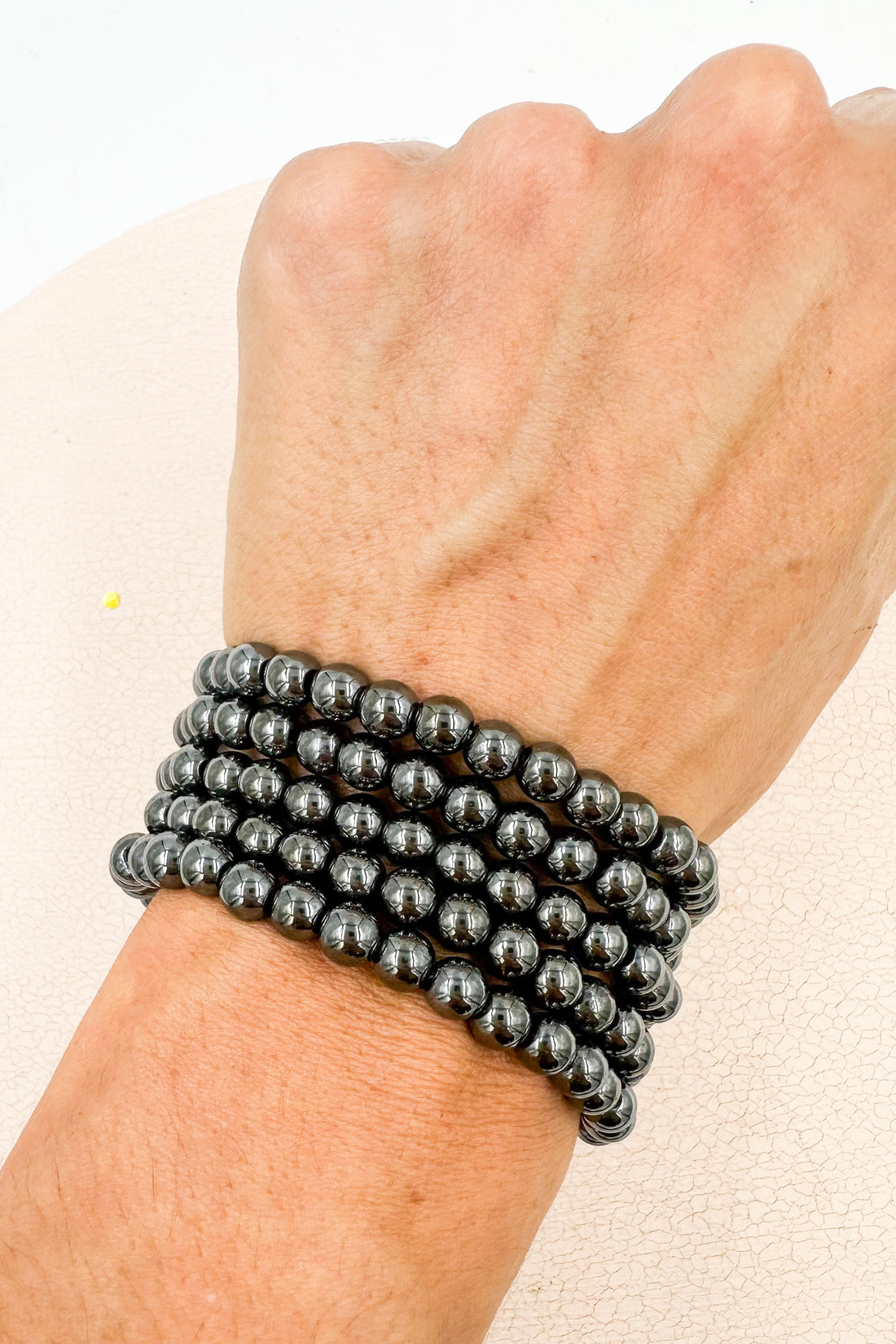 Pulsera Hematite | 6mm | Fuerza de voluntad