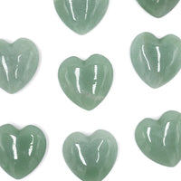 Cuarzo verde Corazones | Abundancia - Calma