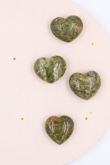 Unakite Hearts | Transformation - Goals