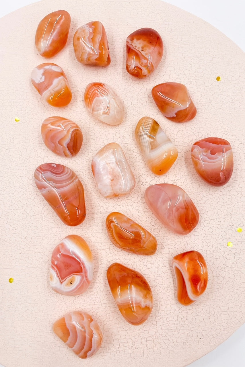 Apricot Agate Tumble | Balance - Relationships