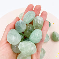 Fluorita Verde Rodado | Cambios - Espiritualidad