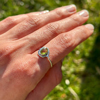 Olivine Ring | Abundance and self love.