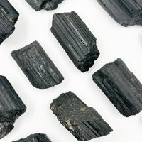 Black Tourmaline Raw | Cleaning - Protection