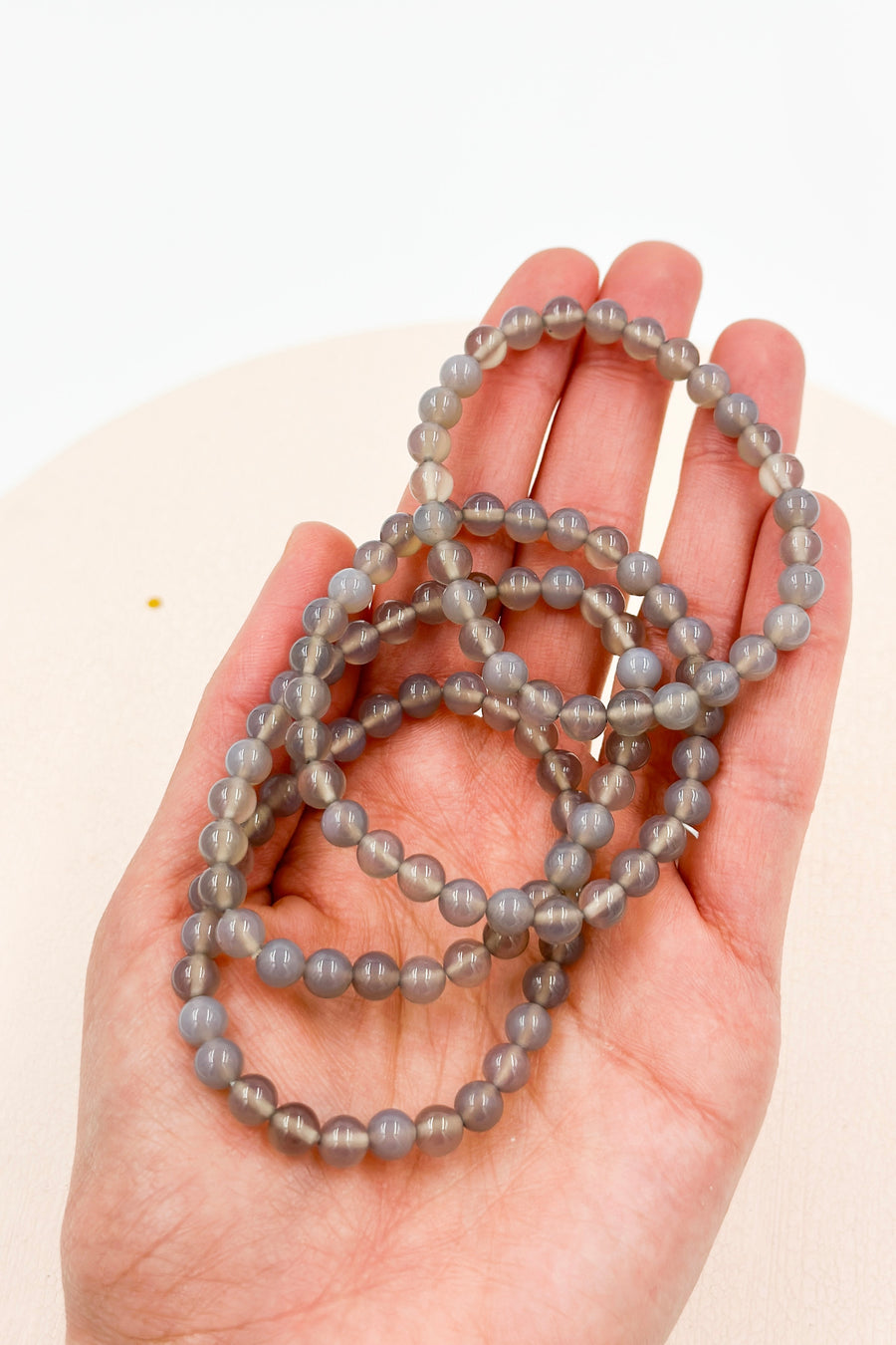 Pulsera Ágata gris | Armonía - Confianza