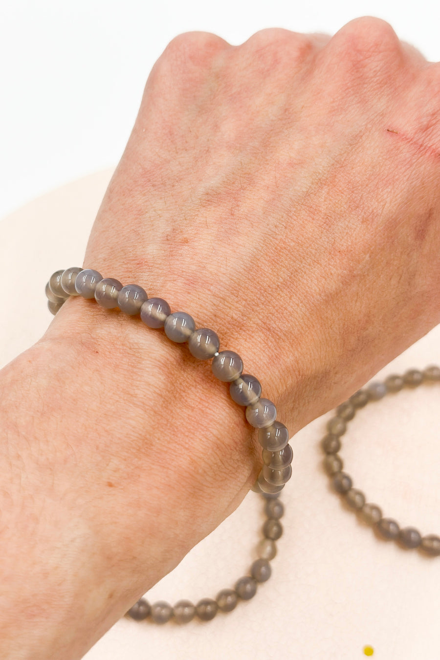 Pulsera Ágata gris | Armonía - Confianza