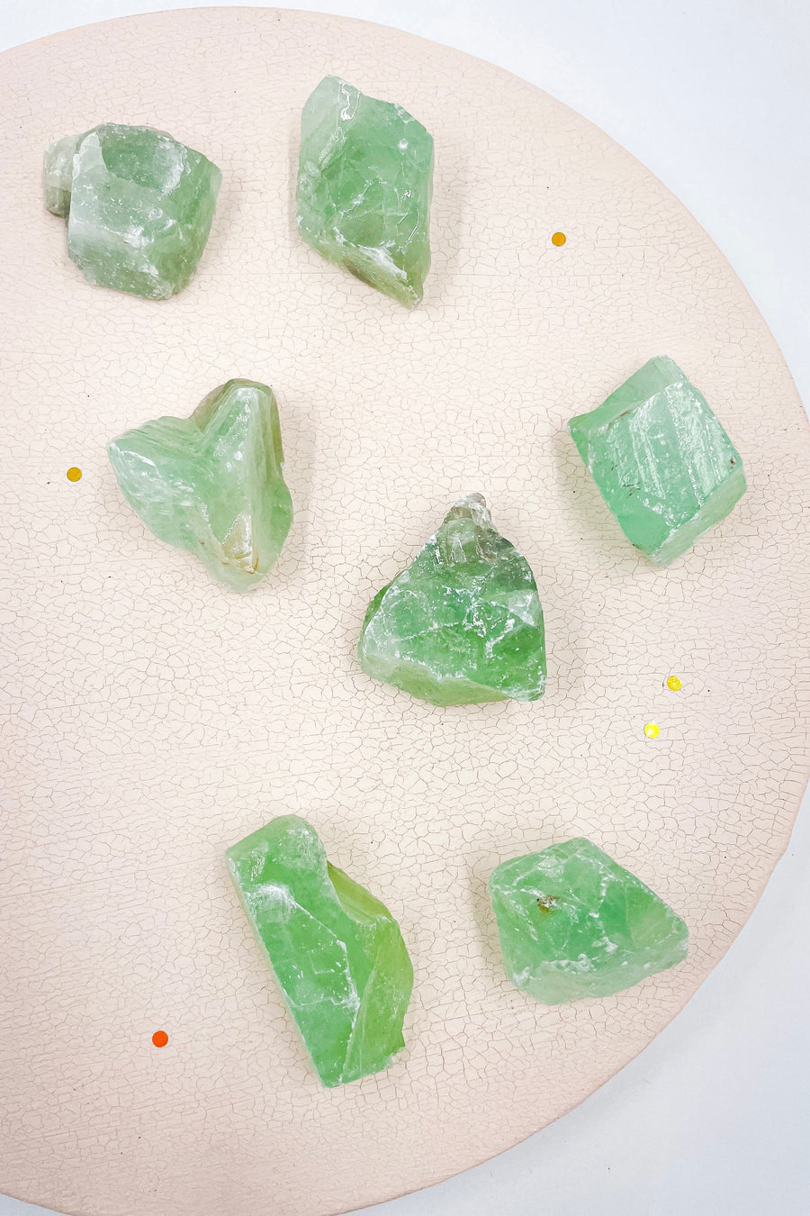 Green Calcite Raw | Energetic cleaning - Intuition 