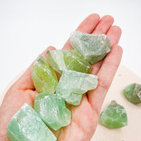 Green Calcite Raw | Energetic cleaning - Intuition 