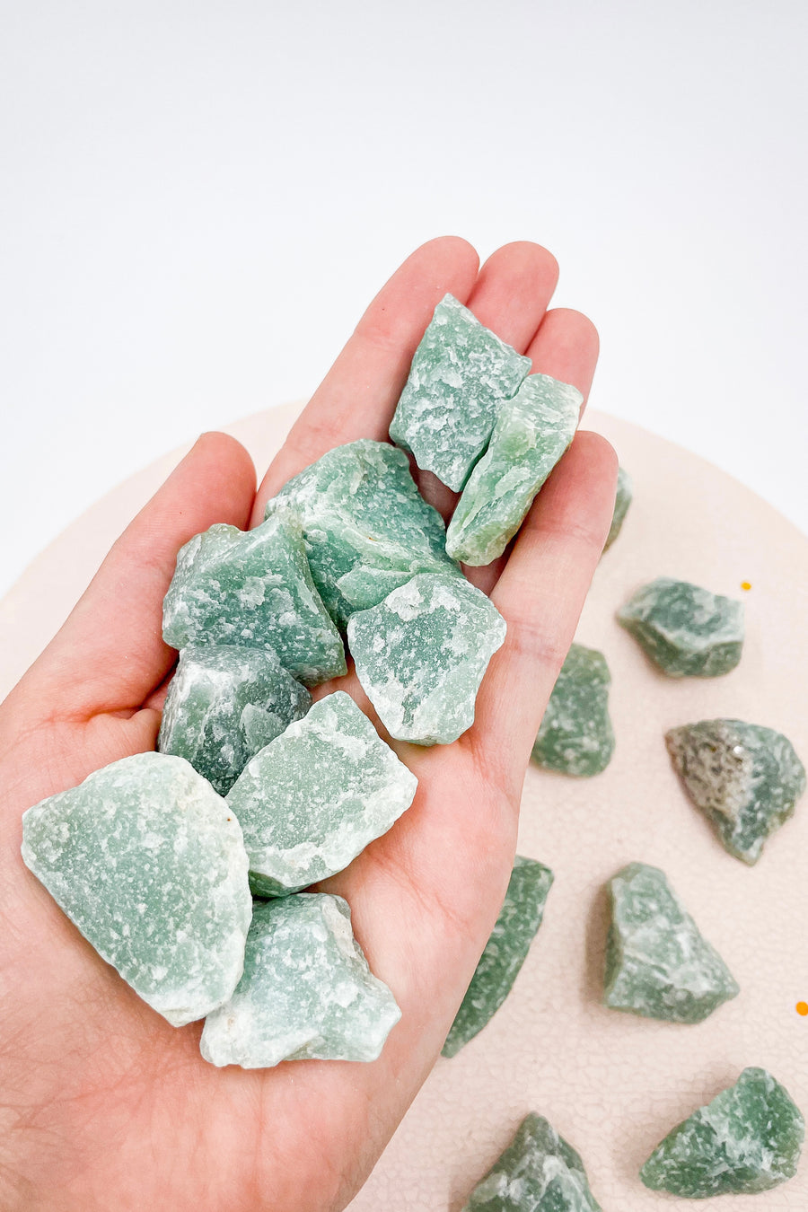 Green quartz Raw | Abundance - Well-being 