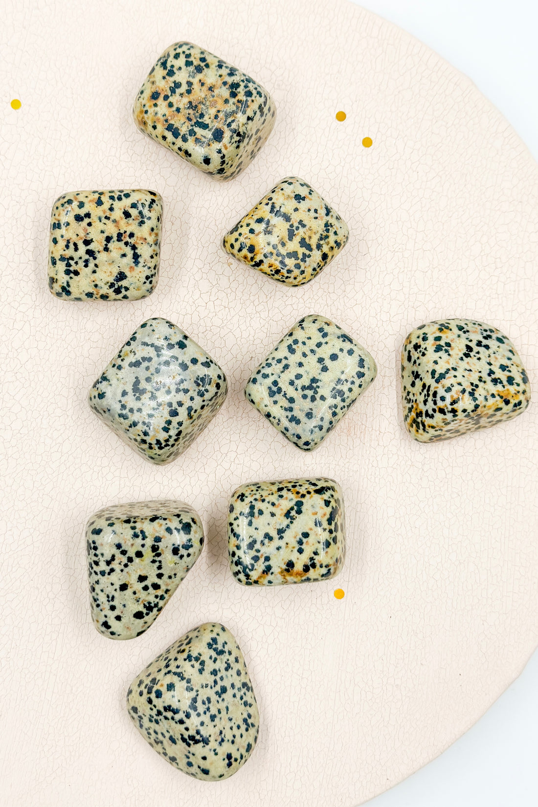 Dalmatian Jasper Tumble | Balance and Goals.