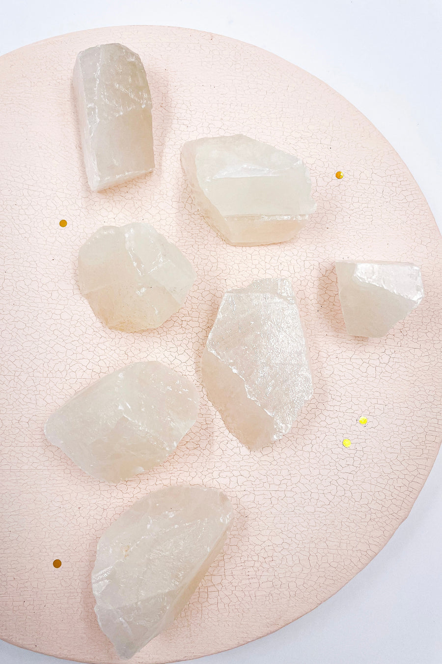 Massive White Calcite | Energetic cleaning - Intuition 