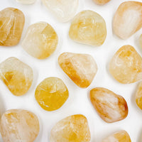 Heated Citrine (Heated Amethyst) Tumble | Abundance - Energy