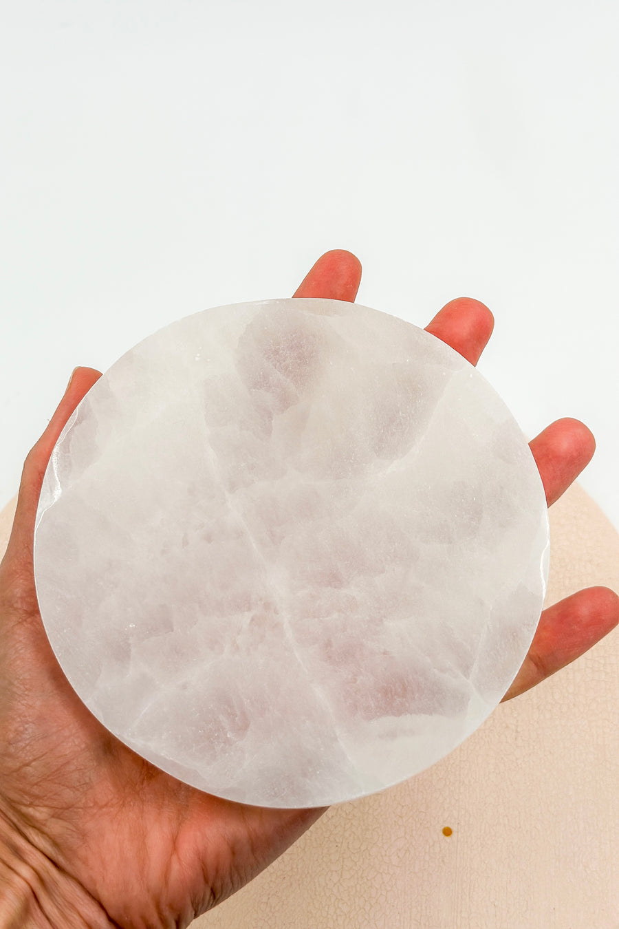 Selenite Disc | Well-being - Tranquility