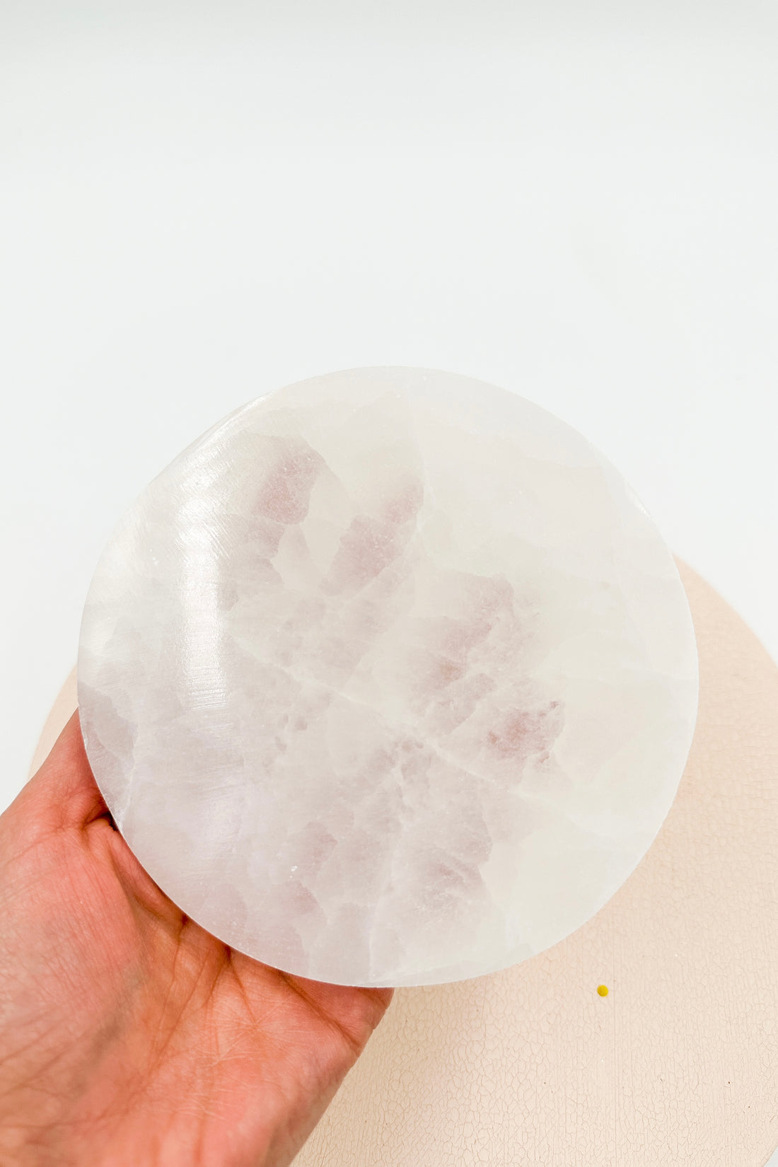 Selenite Disc | Well-being - Tranquility