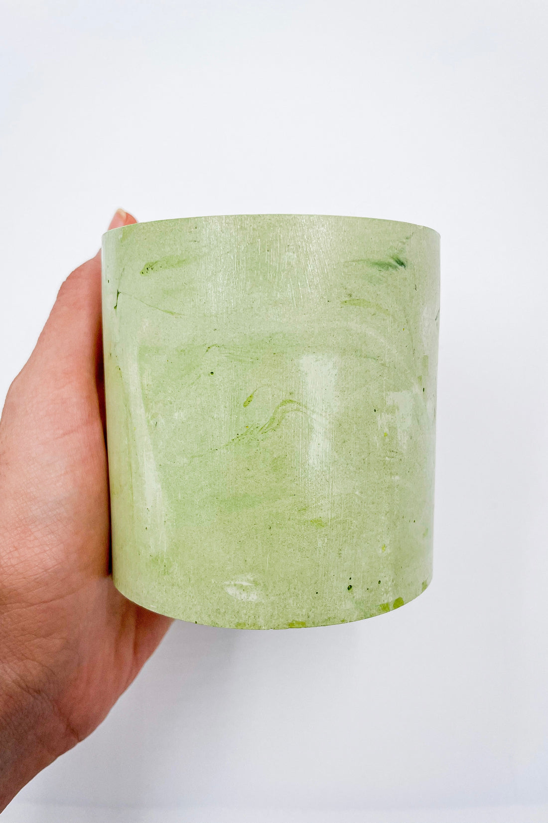 ABUNDANCE CANDLE | Green Jade and Prehnite Chips