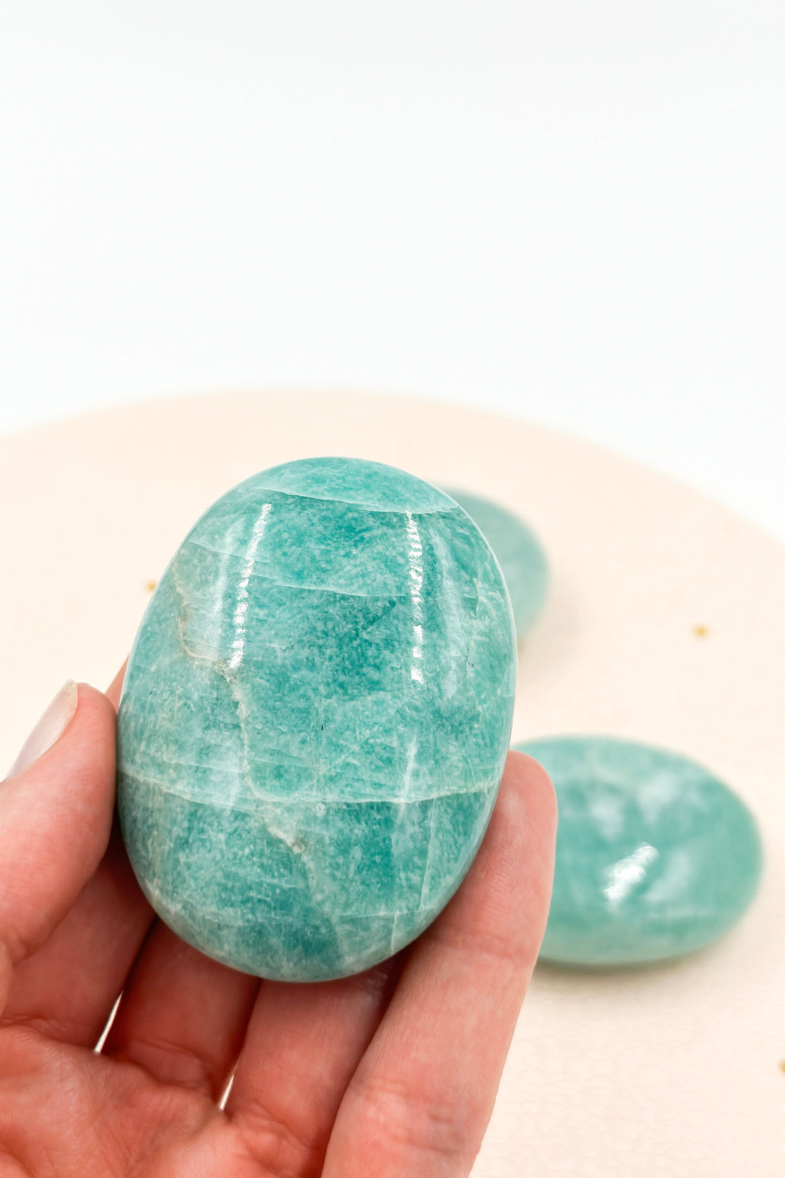 Amazonite Palmstone | Balance and Overcoming 